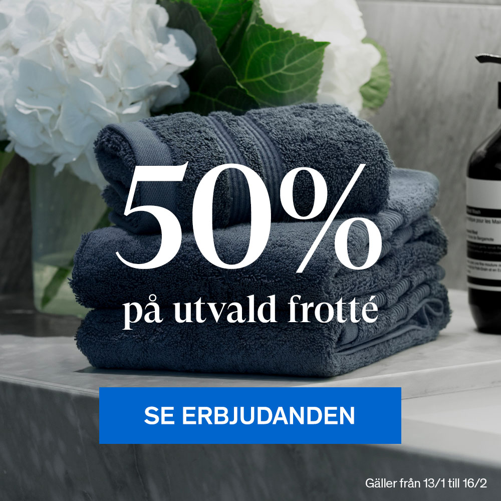 50% p&aring; utvald frott&eacute;.